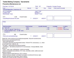 preventative maintenance cmms cloud report