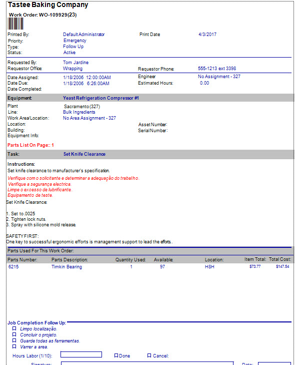 Work Order Software Preventative Maintenance Work Orders CMMS